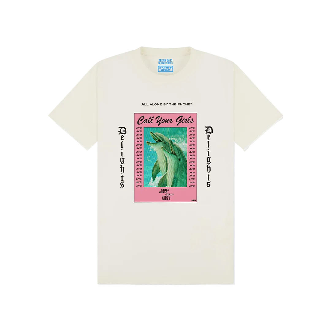 HATTIE STEWART X JAGUARSHOES- Dolphin T Shirt - White
